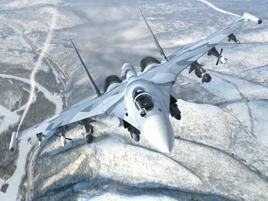 Click to enlarge Su-35 fighter jet