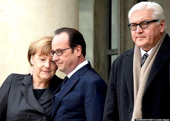 Merkel, Hollande, Steinmeier