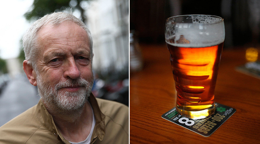 corbyn drinking