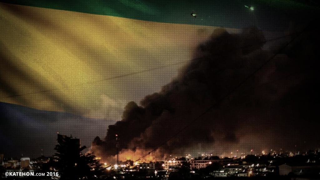 Click to enlarge Gabon war