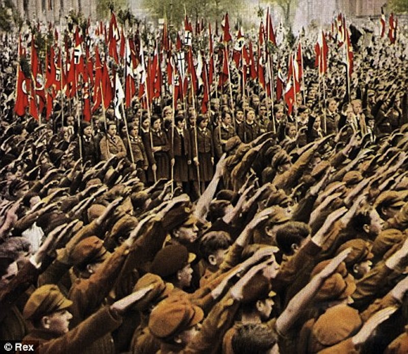nazi salute
