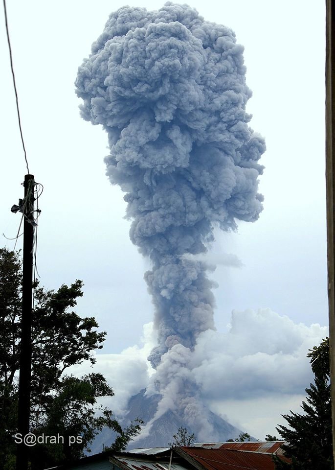Sinabung volcano