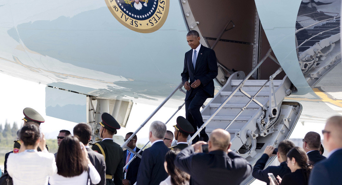 Barack Obama for the G20 summit.
