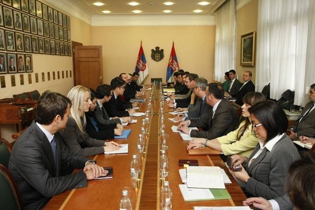 Serbia and IMF meeting