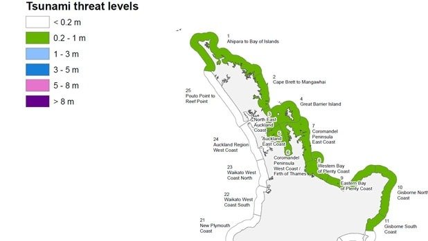 Tsunami threat NZ