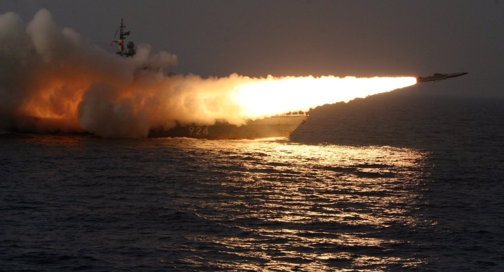 Moskit supersonic missle launch