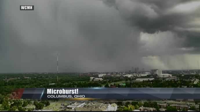 Ohio microburst