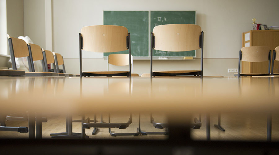 empty classroom
