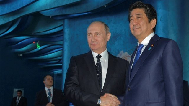 putin Abe Vladivostok summit