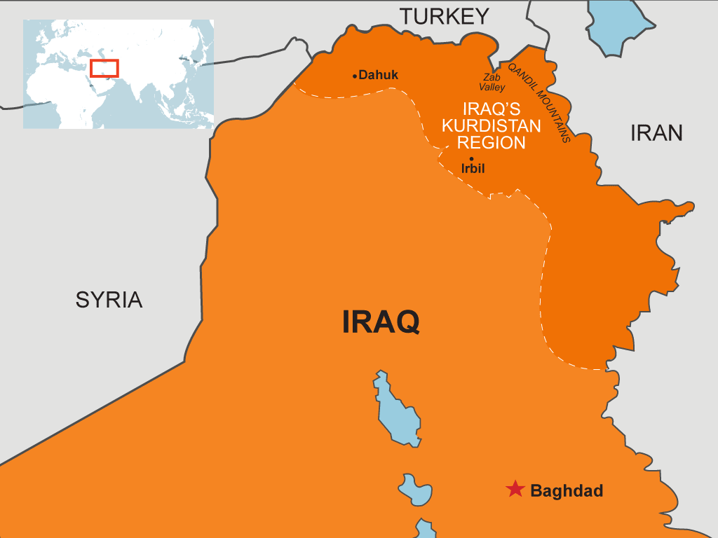 Iraq map