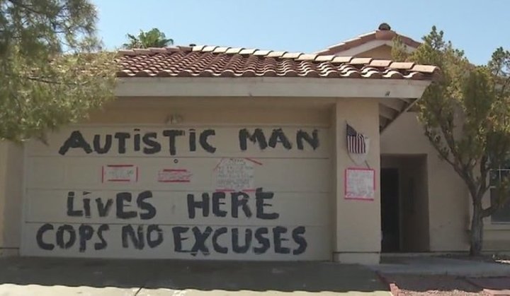 autism sign garage