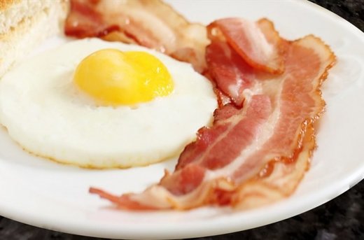 eggs and bacon