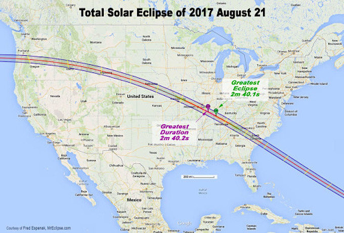 Eclipse path 2017