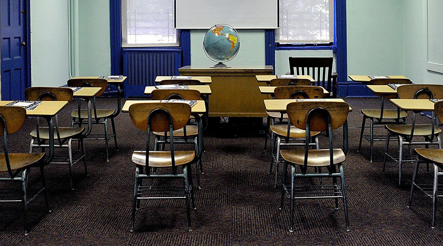 empty classroom