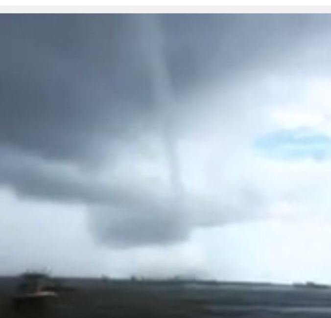 waterspout near Horn Island