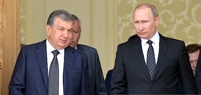 Mirziyoyev, Putin