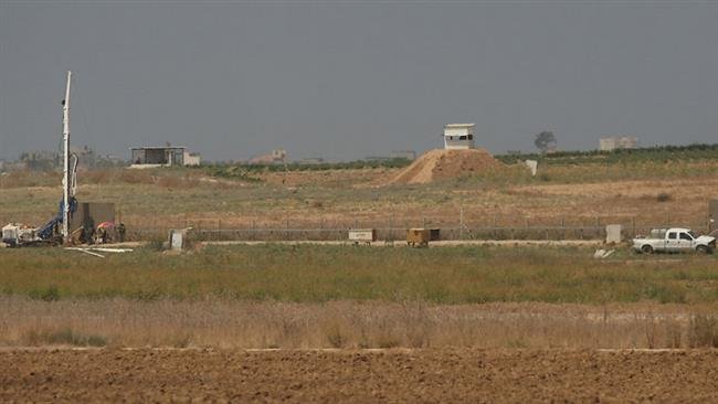 Construction of a concrete wall