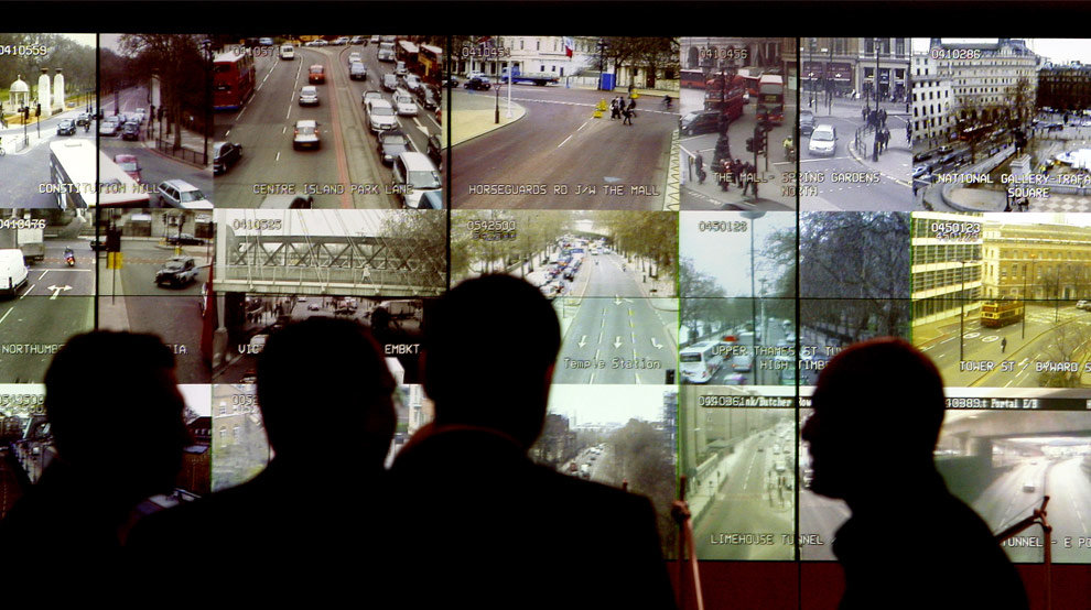 CCTV screens