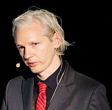 Click to enlarge WikiLeaks founder Julian Assange