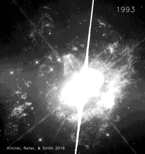 Click to enlarge Eta Carinae ejections