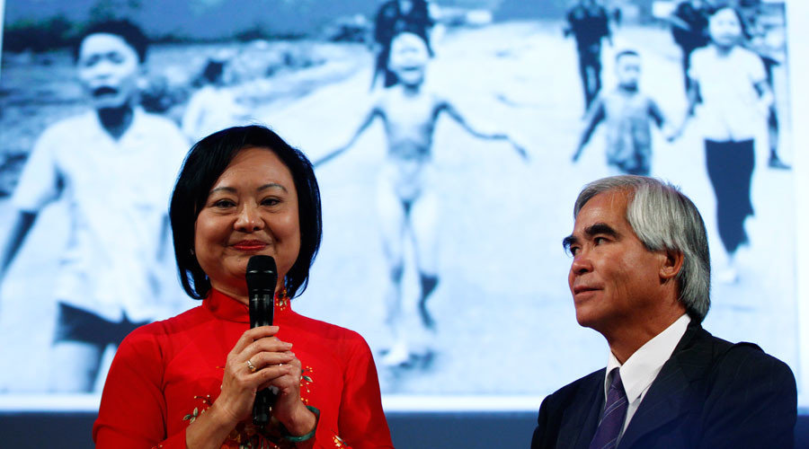 Photojournalist Nick Ut and Kim Phuc