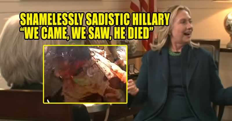sadist hillary