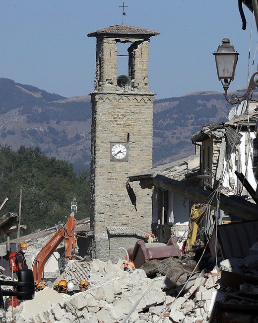 Amatrice bell tower