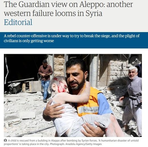 guardian aleppo