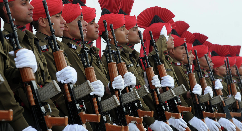 Click to enlarge Indian soldiers