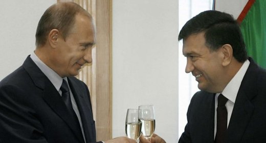 Putin and Mirziyoyev