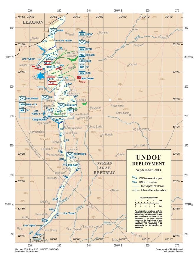 Click to enlarge golan heights israel buffer zone