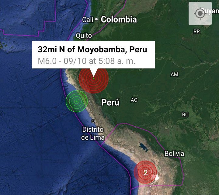 Peru earthquake