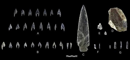 Knapped Crystal artifacts from Spain. Crystal_weapons