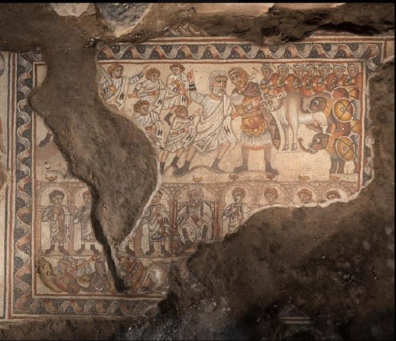 Click to enlarge Ancient Mosiac