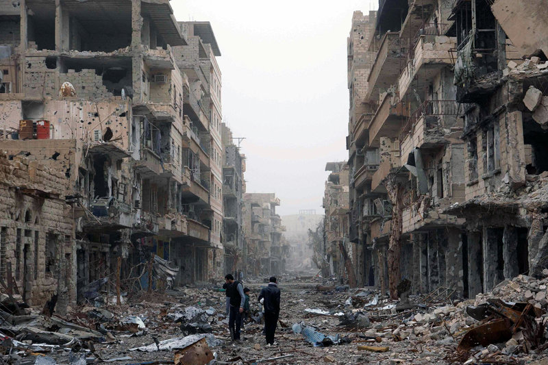 Middle East destruction