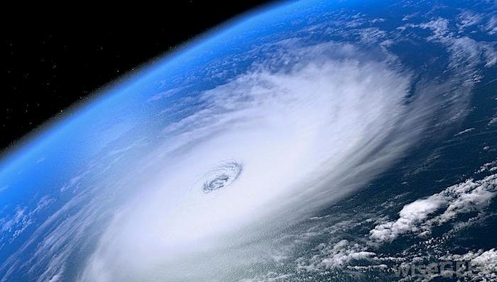 Hurricane from space