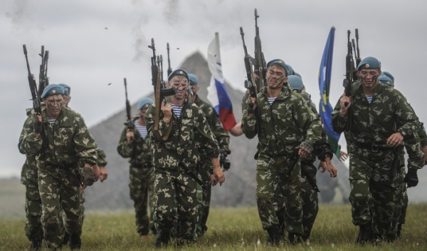 Russian troops