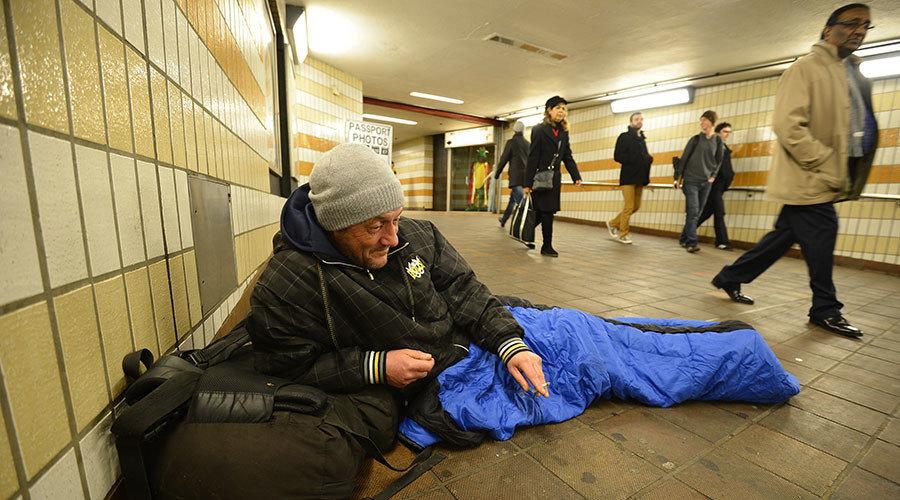 Click to enlarge homeless man