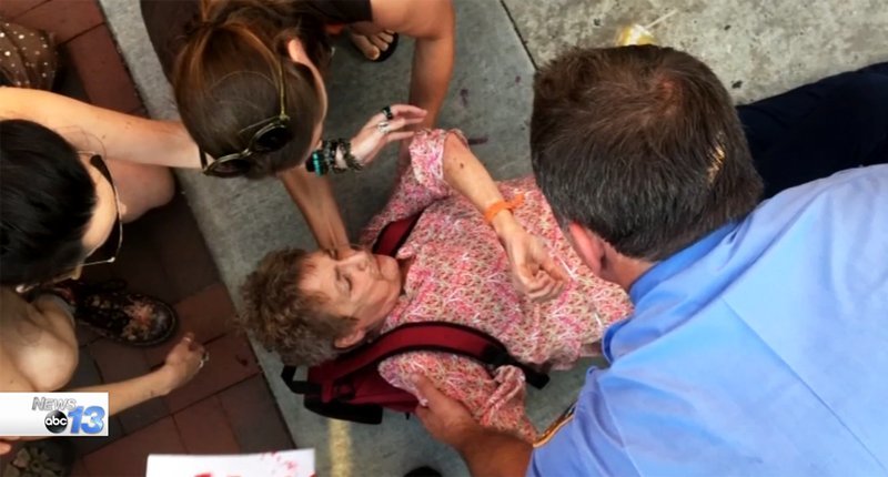 Click to enlarge woman sucker punched