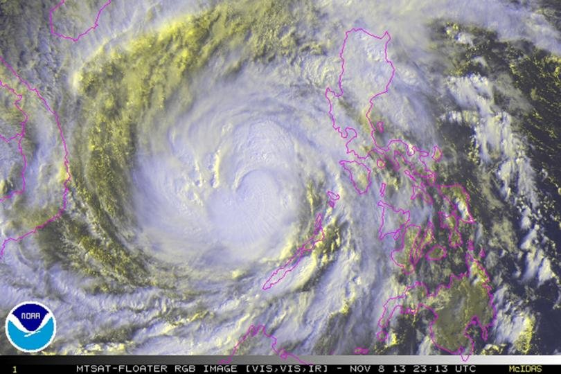 Click to enlarge Typhoon Haiyan