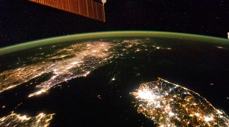 Earth satellite image