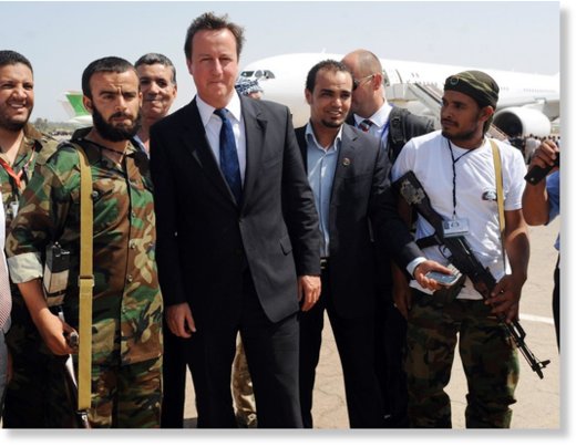 Click to enlarge Cameron in Libya