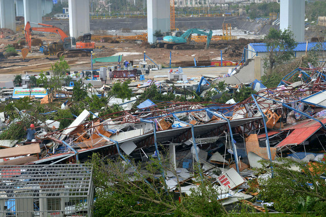 Meranti hits Xiamen