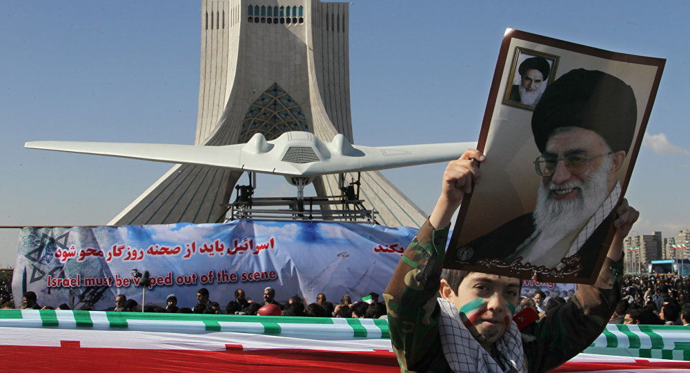 Captured US drone in Iran