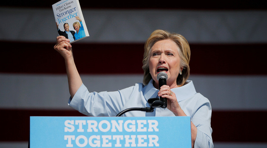 Hillary Clinton with new book