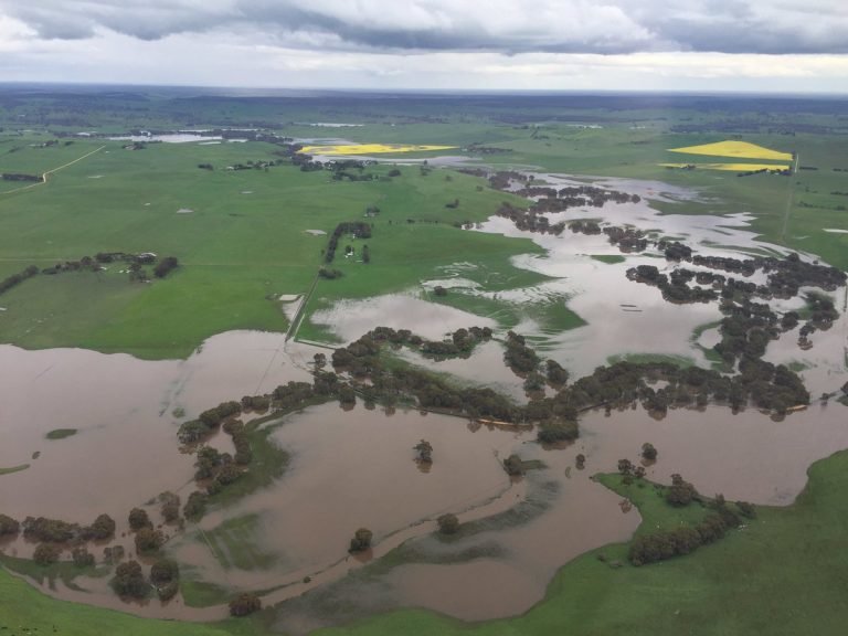 Click to enlarge Floods in Victoria, Australia, September 2016
