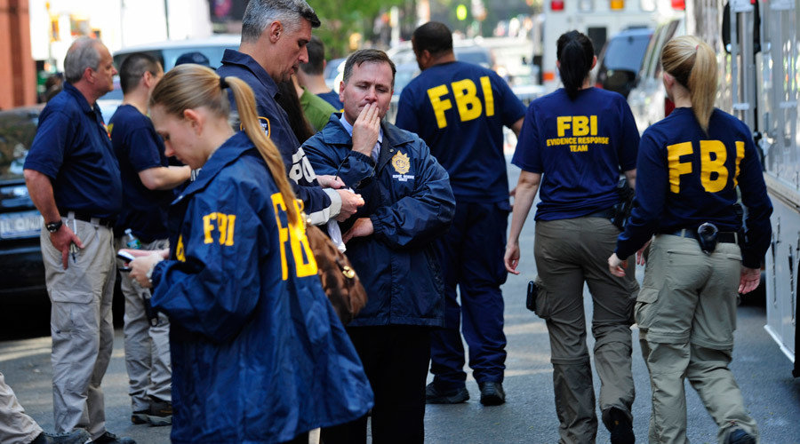 Click to enlarge FBI agents