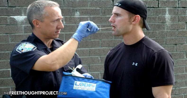 police swabbing