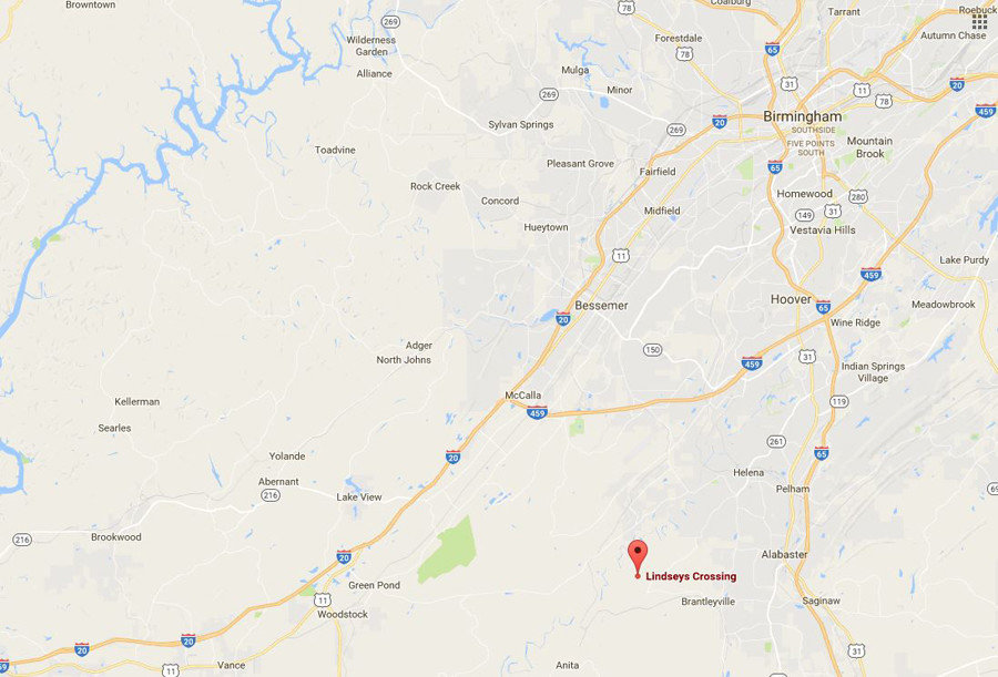 Click to enlarge Alabama map