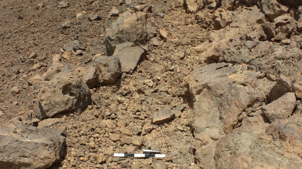 Click to enlarge Tulul al-Ghusayn path